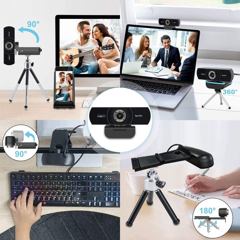 Webcam, Spedal MF934H 1080P Hd 60fps, Com Microfone Embutido - Honor Tech