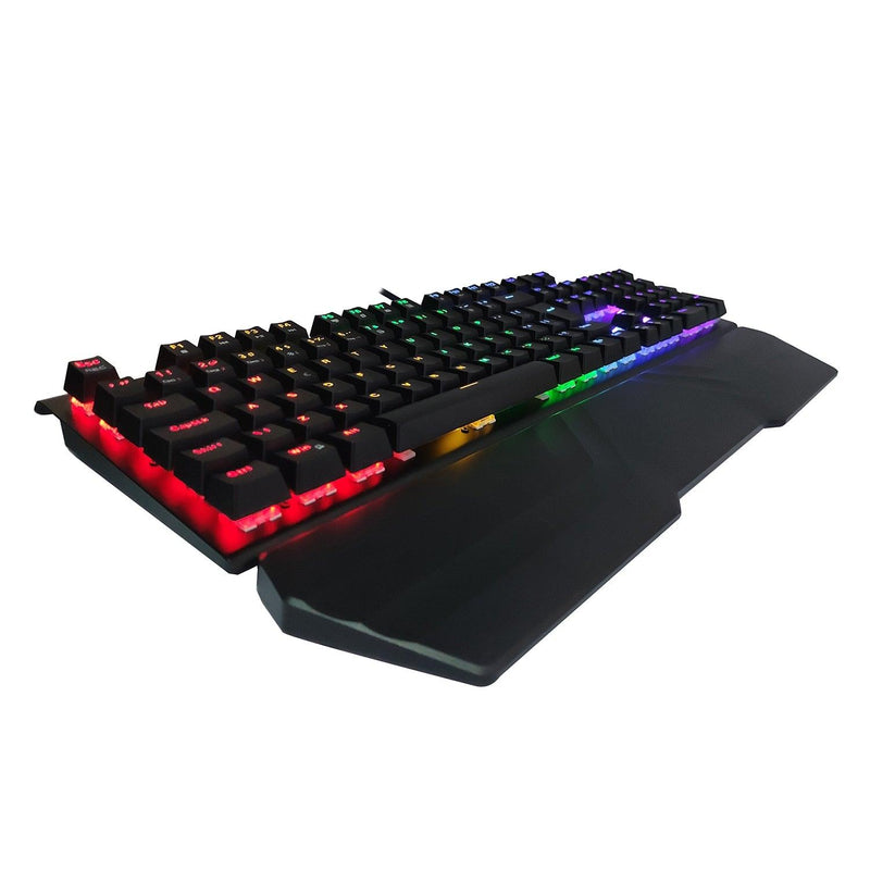 Teclado Mecânico, TeamWolf GK800P, 107 Teclas, RGB - Honor Tech