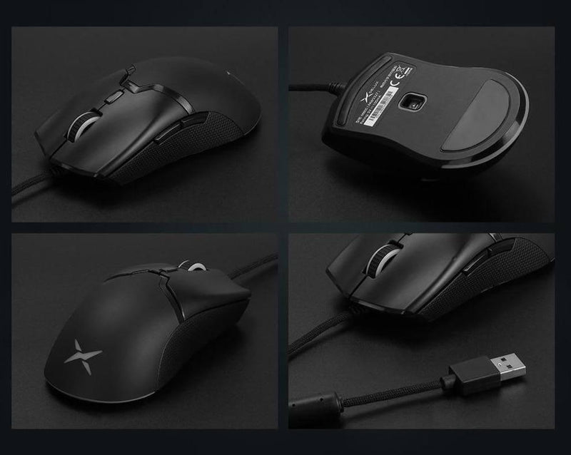 Mouse Com Fio, Delux M800, PMW3389, 16000DPI, 58g, RGB - Honor Tech