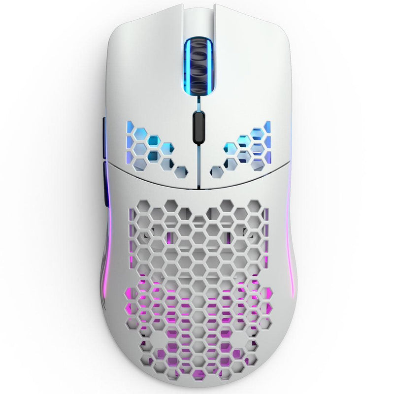 Mouse Sem Fio, Glorious Model O, Matte, 19000DPI, 69g, RGB - Honor Tech