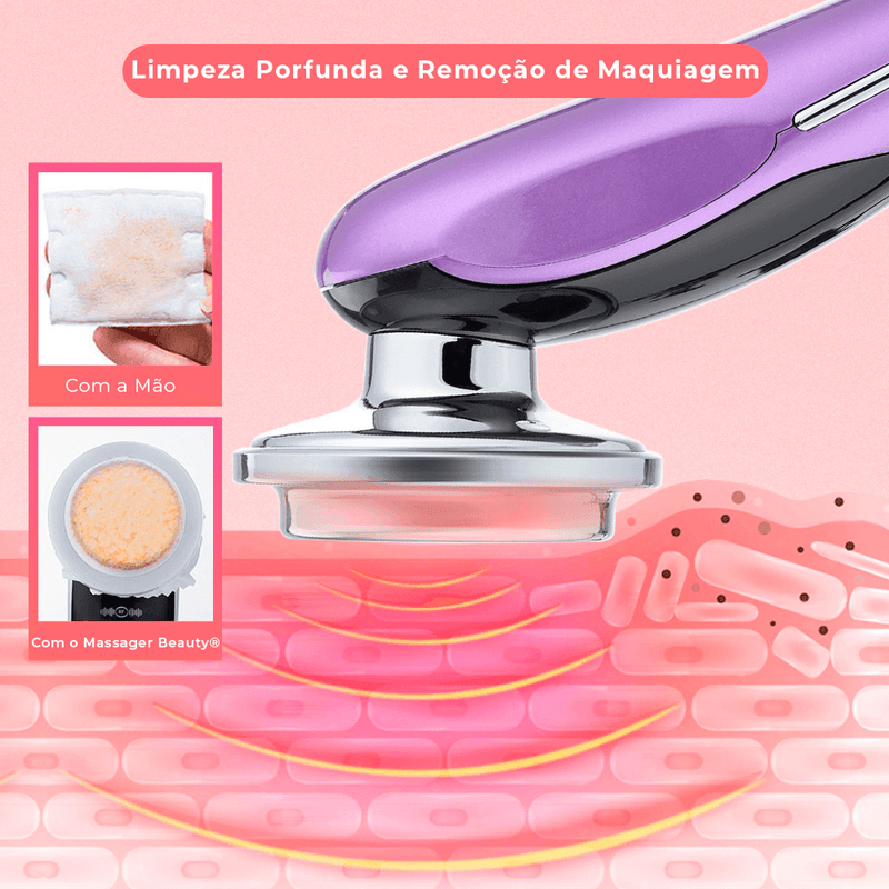 Massageador Facial Rejunvenescedor 5 em 1, Massager Beauty® - Honor Tech