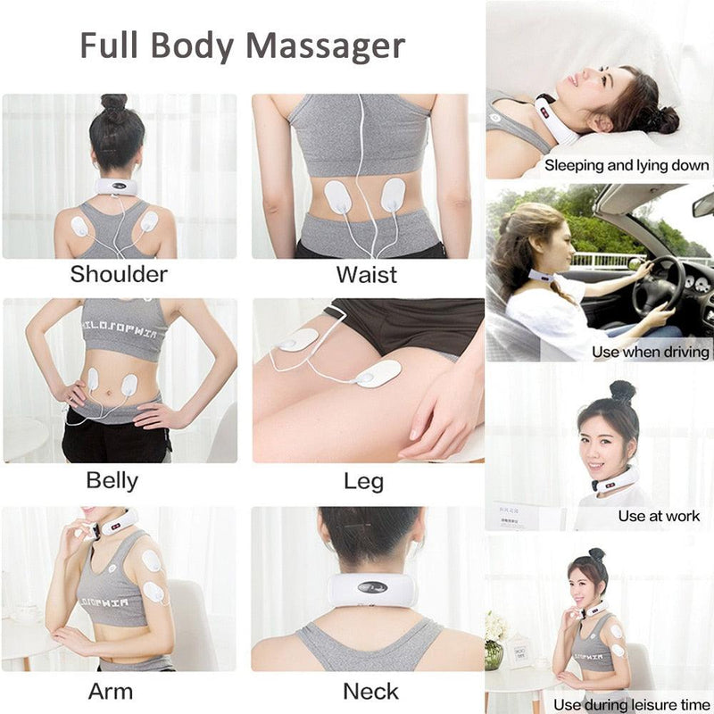 Massageador Elétrico de Cervical, Massager Plus® - Honor Tech