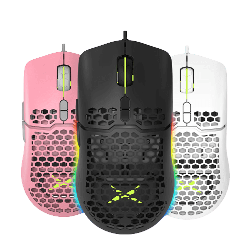 Mouse Com Fio, Machenike Delux M700, PMW3389, 16000DPI, 67g, RGB - Honor Tech